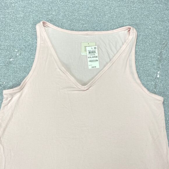 ALFANI Intimates Women's Ultra Soft Modal V-Neck Tank Top Sz XX-Large Pink MSRP: - Picture 10 of 15